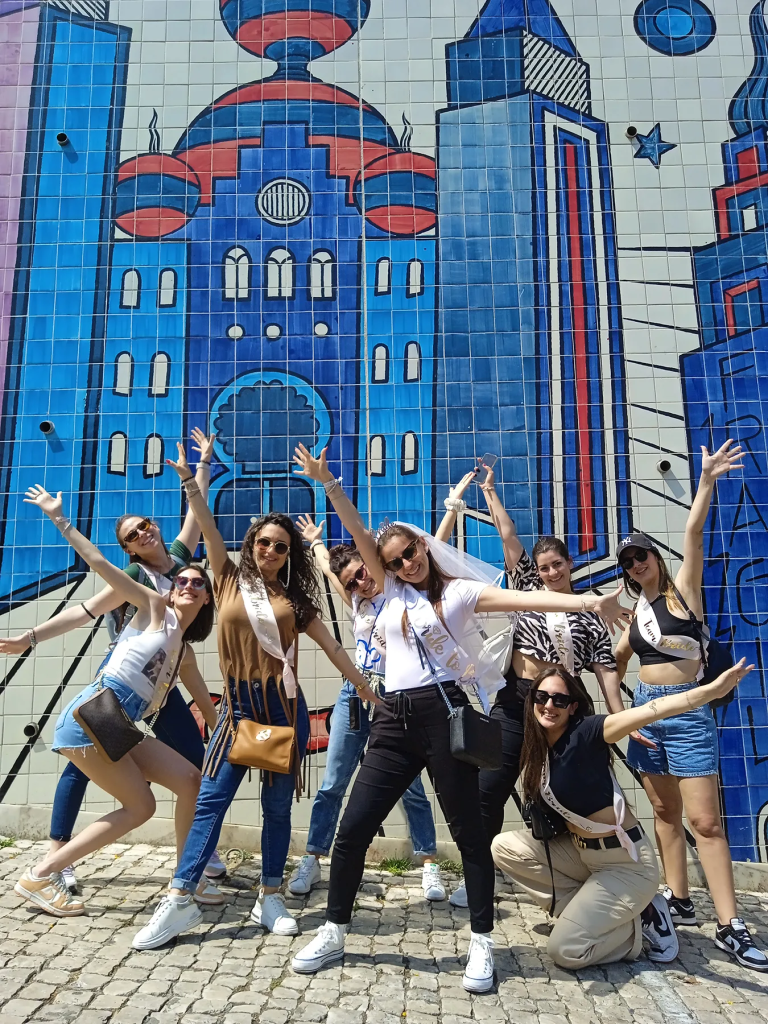 bachelor or bachelorette party in Lisbon with a private eco tuk tuk tour2